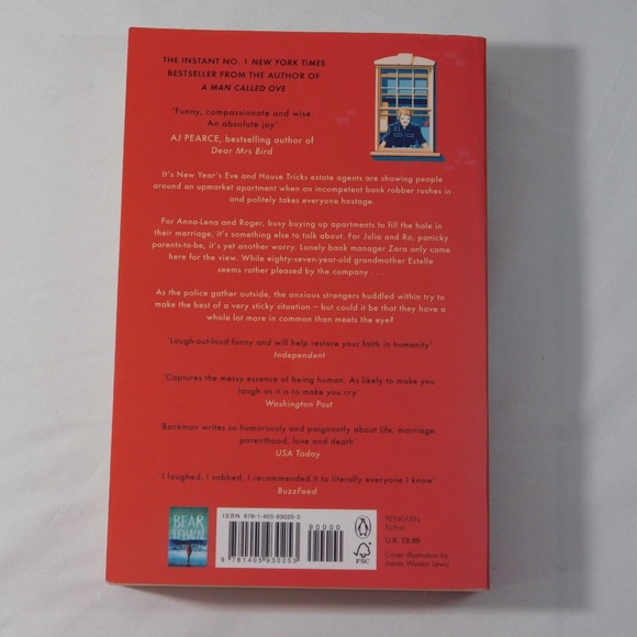 Anxious People by Fredrik Backman | Netflix Edition Paperback | Fiction Bestsell - Picture 4 of 5